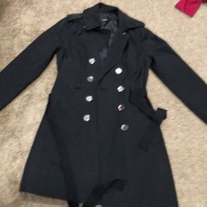 Black trench coat